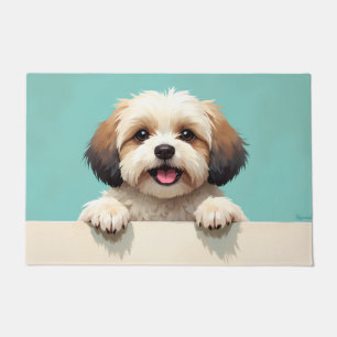 Havanese Dog Doormat Art