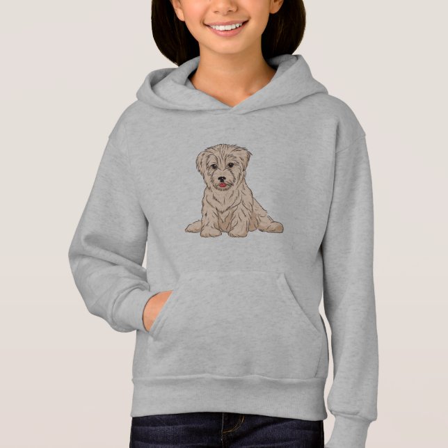 Havanese Dog  Hoodie (Front)
