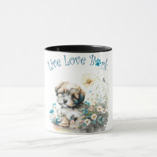 Havanese Dog Mom Floral Mug