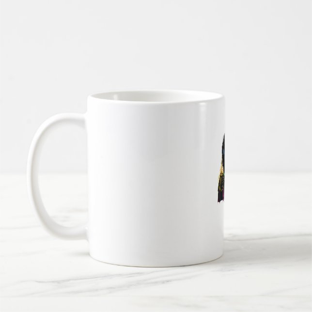 Havanese Dog Pop Art Design Havanese Lovers  Coffee Mug (Left)