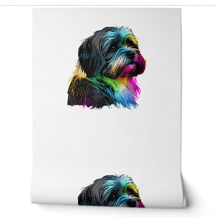 Havanese Dog Pop Art Design Havanese Lovers Wallpaper