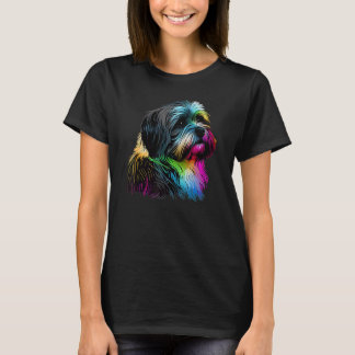 Havanese Dog Pop Art Havanese Lovers T-Shirt