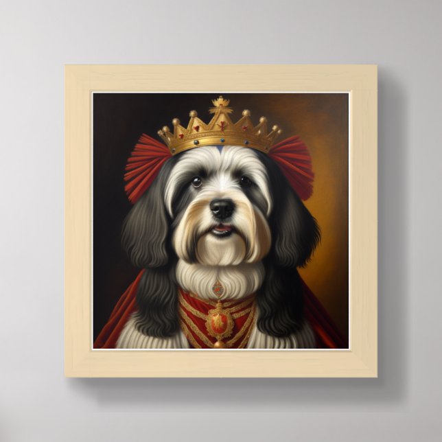 Havanese dog Print, Value Poster Paper (matte) (Framed Front)