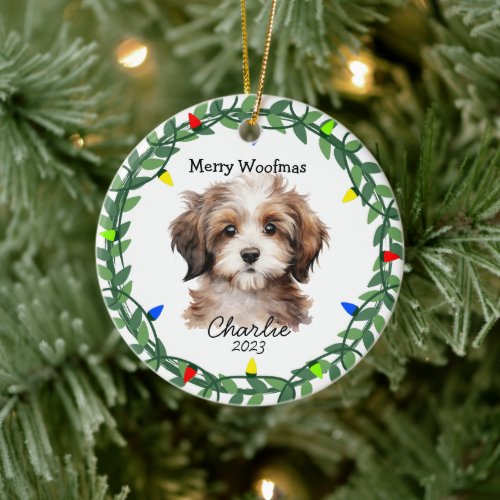 Havanese DogPuppy Adorable Christmas Ornament