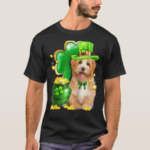 Havanese Dog Shamrock St Patricks Day Dog Irish T-Shirt