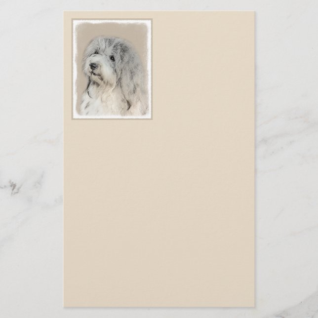 Havanese (Gold Sable) Painting - Original Dog Art (Front)