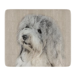 Havanese (Gold Sable) Painting - Original Dog Art Cutting Board