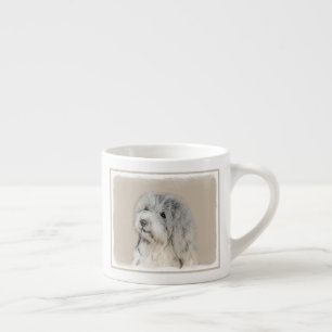 Havanese (Gold Sable) Painting - Original Dog Art Espresso Cup