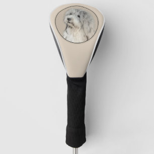 Havanese (Gold Sable) Painting - Original Dog Art Golf Head Cover