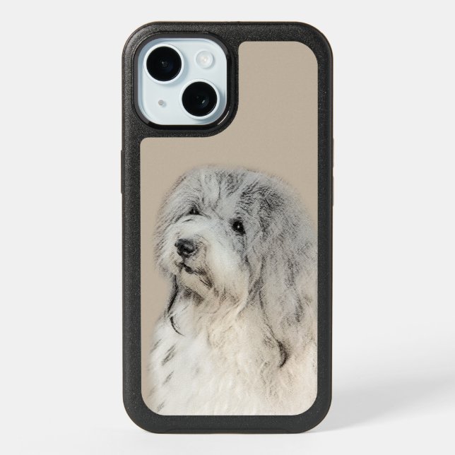 Havanese (Gold Sable) Painting - Original Dog Art iPhone 15 Case (Back)