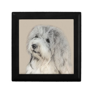 Havanese (Gold Sable) Painting - Original Dog Art Keepsake Box