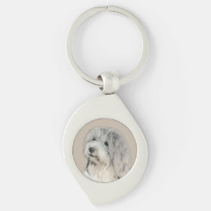Havanese (Gold Sable) Painting - Original Dog Art Keychain