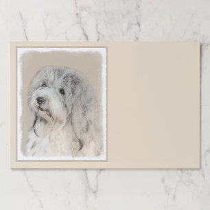 Havanese (Gold Sable) Painting - Original Dog Art Paper Pad