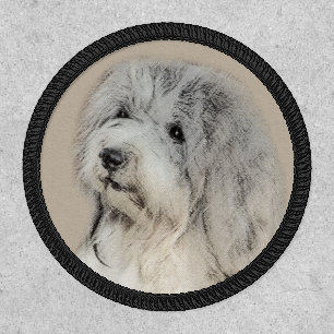 Havanese (Gold Sable) Painting - Original Dog Art Patch
