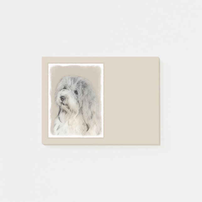 Havanese (Gold Sable) Painting - Original Dog Art Post-it Notes (Front)