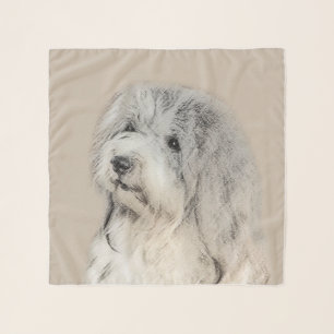 Havanese (Gold Sable) Painting - Original Dog Art Scarf