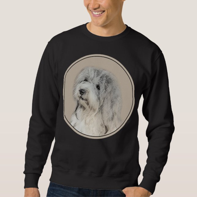 Havanese (Gold Sable) Painting - Original Dog Art Sweatshirt (Front)