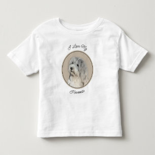 Havanese (Gold Sable) Painting - Original Dog Art Toddler T-shirt