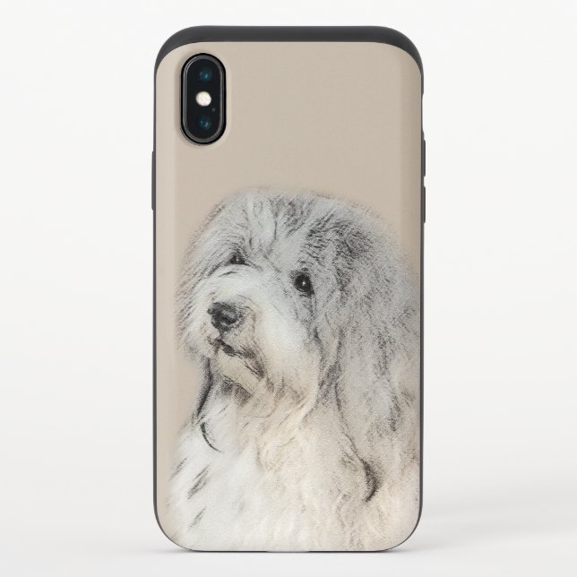 Havanese (Gold Sable) Painting - Original Dog Art Uncommon iPhone Case (Back)