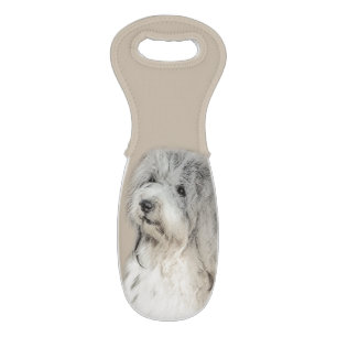 Havanese (Gold Sable) Painting - Original Dog Art Wine Bag