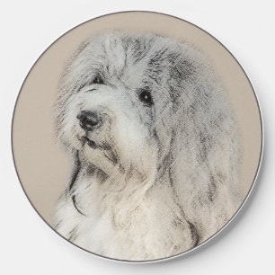 Havanese (Gold Sable) Painting - Original Dog Art Wireless Charger