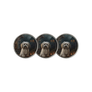 Havanese Halloween Scary Golf Ball Marker