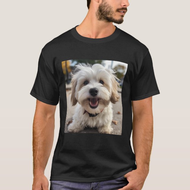 Havanese Happy  Havanese T-Shirt (Front)