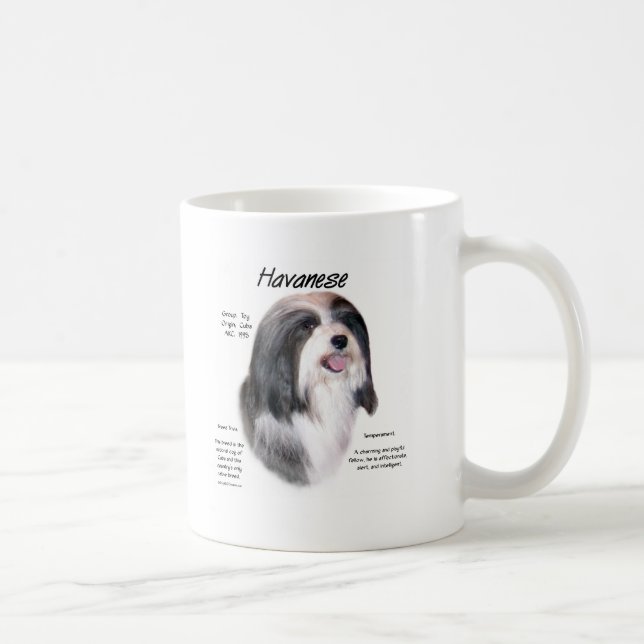 Havanese History Design Coffee Mug (Right)