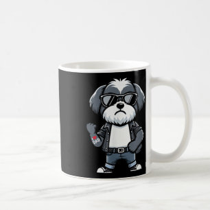 Havanese I Love Dad Funny Dog Tattoo  Coffee Mug