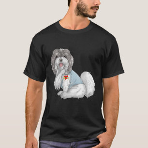 Havanese I Love Mom Tattoo Dog Funny Mother's Day T-Shirt