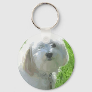 Havanese Keychain