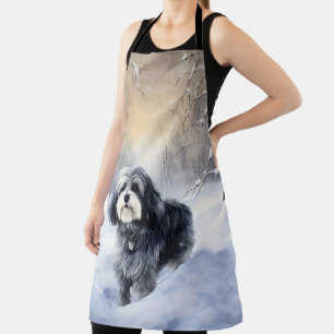 Havanese Let It Snow Christmas Apron