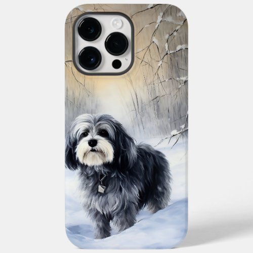 Havanese Let It Snow Christmas Case_Mate iPhone 14 Pro Max Case