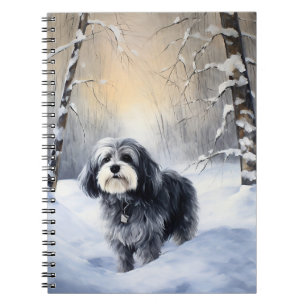 Havanese Let It Snow Christmas Notebook