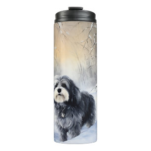 Havanese Let It Snow Christmas Thermal Tumbler