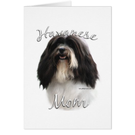 Havanese Mom 2 Cards (Front)