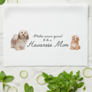 Havanese Mom Kitchen Towel
