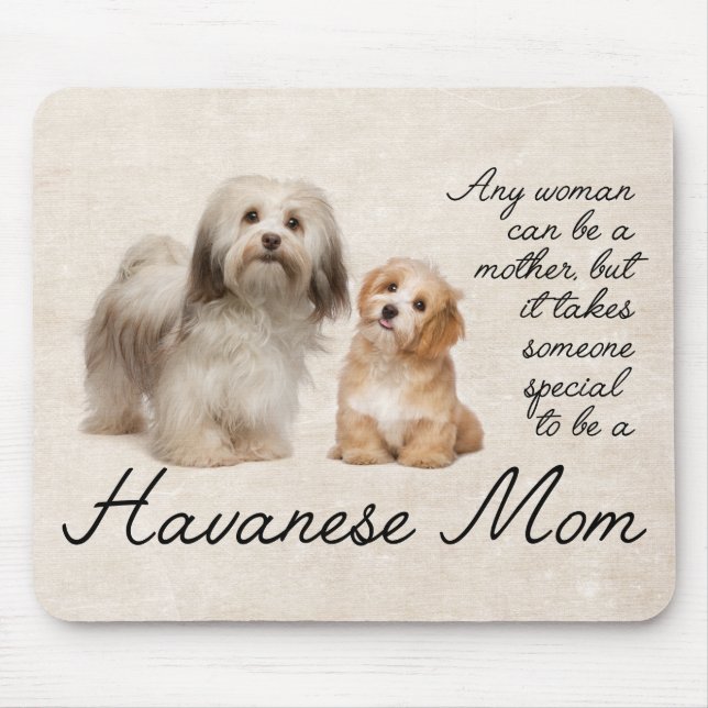 Havanese Mom Mousepad (Front)