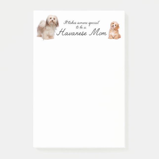Havanese Mom Post-It Notes (Front)