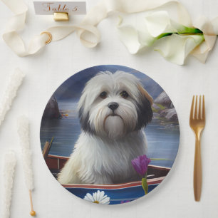 Havanese on a Paddle: A Scenic Adventure Paper Plates