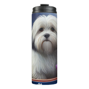 Havanese on a Paddle: A Scenic Adventure Thermal Tumbler
