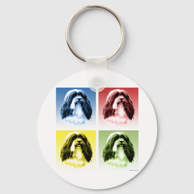 Havanese Pop Keychain (Front)