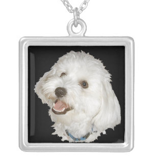 Havanese Portrait Necklace