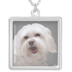 Havanese Portrait Necklace