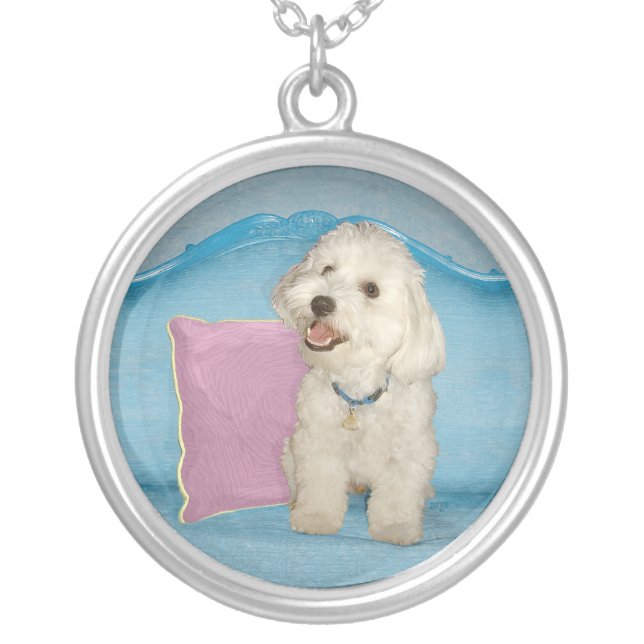 Havanese Portrait Necklace (Front)