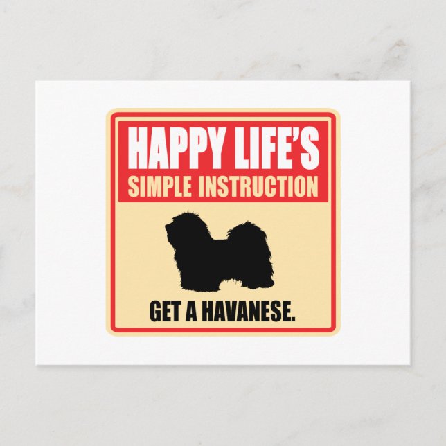 Havanese Postcard (Front)