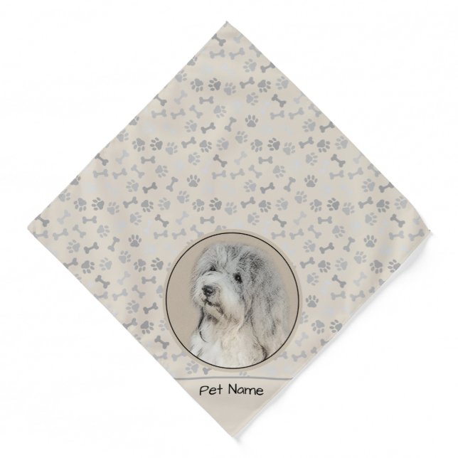Havanese Puppy, havanese, Cuban Bichon, Bichon Hav Bandana (Front)