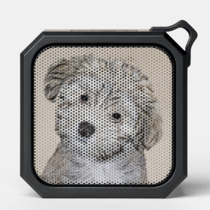 Havanese Puppy Painting - Cute Original Dog Art Bluetooth Speaker