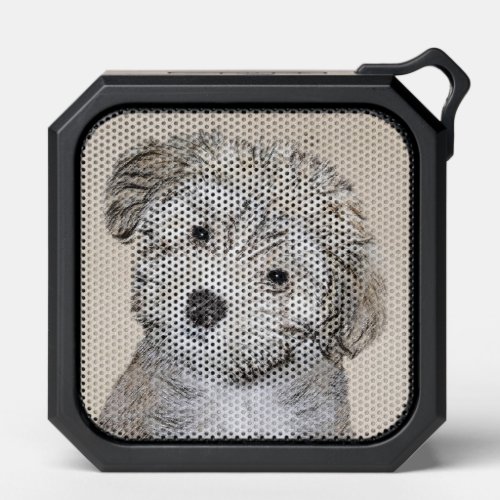 Havanese Puppy Painting _ Cute Original Dog Art Bluetooth Speaker