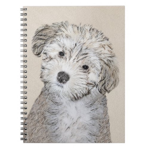 Havanese Puppy Painting _ Cute Original Dog Art Notebook